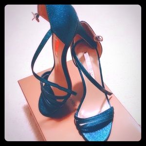 Audrey Brooke Bright Blue Heels